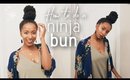 How To Do A Ninja Bun | Natural Hair