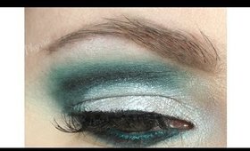 Dramatic Teal Cut Crease Tutorial