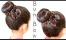 WOW!! Easy Donut Bun Updo with a Bow Hairstyle | ShrutiArjunAnand