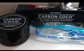 Carbon Coco Teeth Whitening Demo | 100% Natural