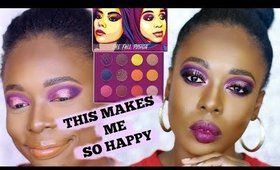 DRAMATIC HOLIDAY MAKEUP| BLUSH TRIBE FALL OF FUSION PALETTE