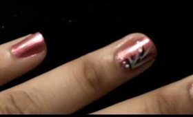 Simple Nail Art Design ~ medium nails