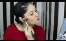 Get ready with me off to work - Easy RED LIPPED V-day inspired look