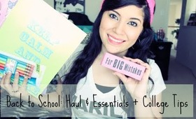 Back to School Haul & Essentials + College Tips