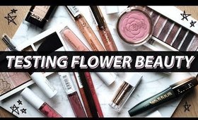 TESTING A Full Face Of FLOWER BEAUTY MAKEUP... Is It Worth It?! | Jamie Paige