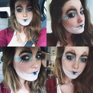 My interpretation of a Capitol, District four "Fishing" makeup (hunger games inspired)