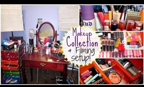 My Makeup Collection + Filming Setup | MsMal27