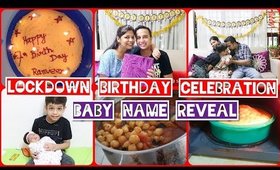 Baby NAME REVEAL ,CORONA LOCKDOWN BIRTHDAY CELEBRATION PARTY | Superprincessjo
