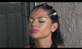 Applying false eyelashes (Erica Calix)- Orlando Makeup Artist