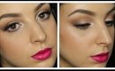 Soft Neutrals & Fuchsia Lips | Valentine's Day Lorac Pro Palette 2 Makeup Tutorial