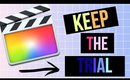 QUICK TIP: HOW TO KEEP THE FINAL CUT PRO TRIAL (2015)