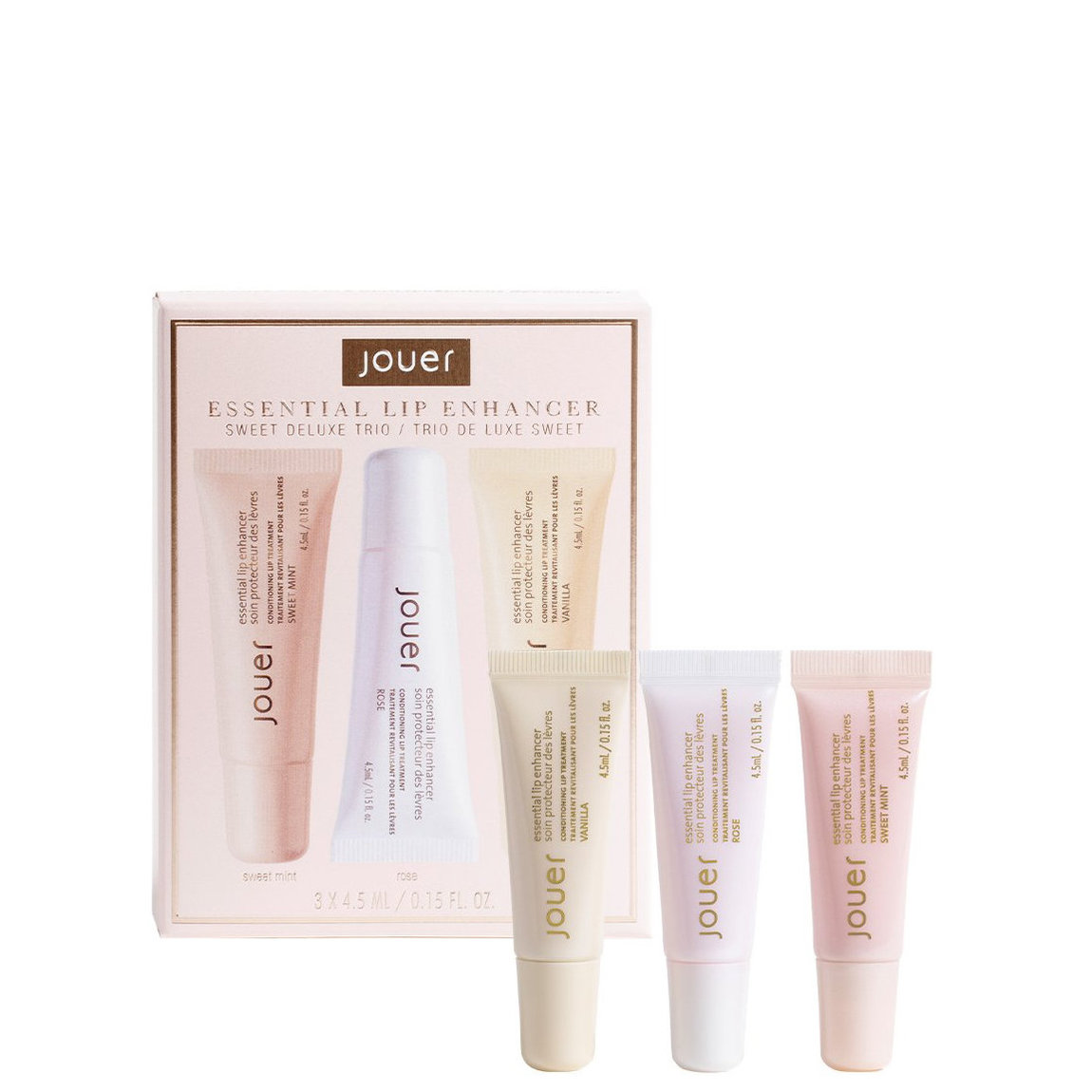 Jouer Cosmetics Essential Lip Enhancer Sweet Deluxe Trio alternative view 1 - product swatch.