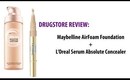 Drug Store Review: Maybelline Dream Nude Air Form & L'Oreal Visible Lift Concealar