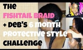 Fishtail Braid Protective Style + Deb6mthsPSchallenge Check in