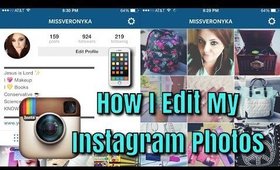 How I Edit My Instagram Photos!