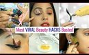 Most VIRAL Beauty HACKS Busted ... | #Myths #Makeup #Anaysa #ShrutiArjunAnand