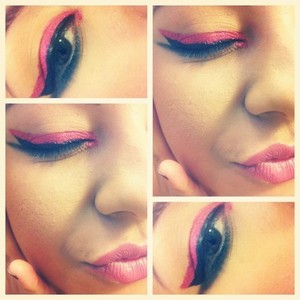 Bold and Bright Eyes!!! With a pair of lips to match C: 