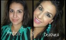 Maquillaje Facil para diario Maquillaje Antes Y Depues BEFORE AND AFTER MAKE UP Bh Cosmetics