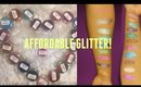 MOST AFFODABLE COSMETIC GLITTER! | 1$ GLITTER! |  COSMETIC GLITTER SWATCHES!