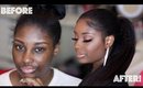 Get Ready with Me | Fresh Beat + Sleek Ponytail using Knappy Hair Extensions | Makeupd0ll