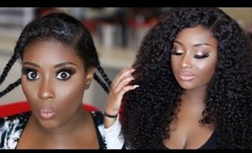 How I Prep My Natural Hair for Wig Application! | Makeupd0ll