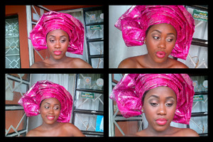 African bridal make up (nigeria)