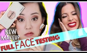 FULL FACE FIRST IMPRESSION | LAURA LEE CAT'S PAJAMAS PALETTE  and MORE