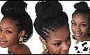 3 Senegalese Twists/ Box Braids Hairstyles| Bun Edition!