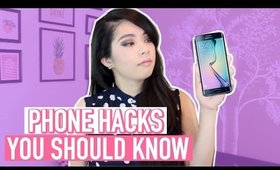 PHONE HACKS YOU SHOULD KNOW! SAVE YOUR BATTERY!