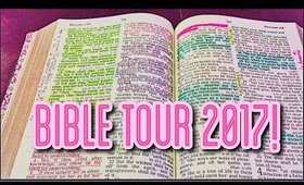 ✝Bible Tour 2017!  What's in my Bible! ✝