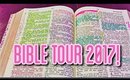 ✝Bible Tour 2017!  What's in my Bible! ✝