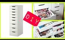 DIY Build IKEA Alex Drawers for Makeup Collection & Storage