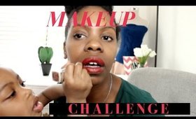 4 Year Old Does My Makeup in 2 Minutes #MakeupChallenge