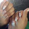 Glitter Stiletto nails 