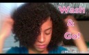 Wash and Go Tutorial on Kinky Curly Virgin Hair!