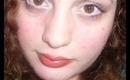 peek-a-boo-purple eyeshadow tutorial with lip combo