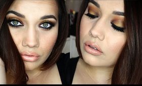 Warm Spring Smokey Eye + Full Face Tutorial | thatgirlshaexo