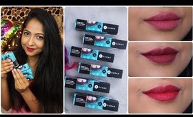 *NEW* SUGAR PLUSH HOUR MATTE LIPSTICKS | SWATCHES REVIEW & COMPARISONS | ALL SHADES |Stacey Castanha