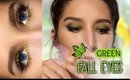 GREEN FALL MAKEUP TUTORIAL | Easy & Affordable!