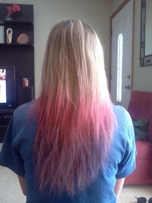 My friend did my hair for me :)