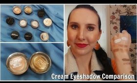 Cream Eyeshadow Comparison | Mary Kay, Maybelline, L'oreal, and BellaPierre