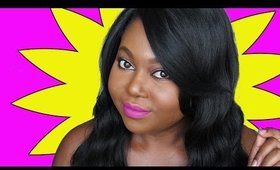 MODEL MODEL Deep Invisible Diagonal Part Diane Lace Front Wig