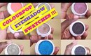 ColourPop Eyeshadows Review + Swatches on Black Woman