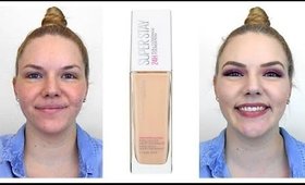 First Impression & Follow Up: Maybelline SuperStay Full Coverage Foundation