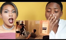 CHEATING GIRLFRIEND PRANK PULLS OUT GUN!! (REACTION)