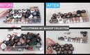 DECLUTTERING MY MAKEUP COLLECTION | Eyeshadows Palettes, Pigments, MAC Eyeshadows, Eye Bases