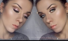 GLITTER CUT CREASE MAKEUP TUTORIAL |  Marta Wojnarowska