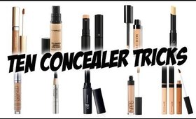 10 LIFE CHANGING CONCEALER TRICKS!