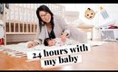 24 HOURS WITH A NEWBORN | DITL - first time mom 💕