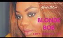 Short  Blonde  Bob & Soft Smokey Eye-@glamhousetv & @glamhouseglinda